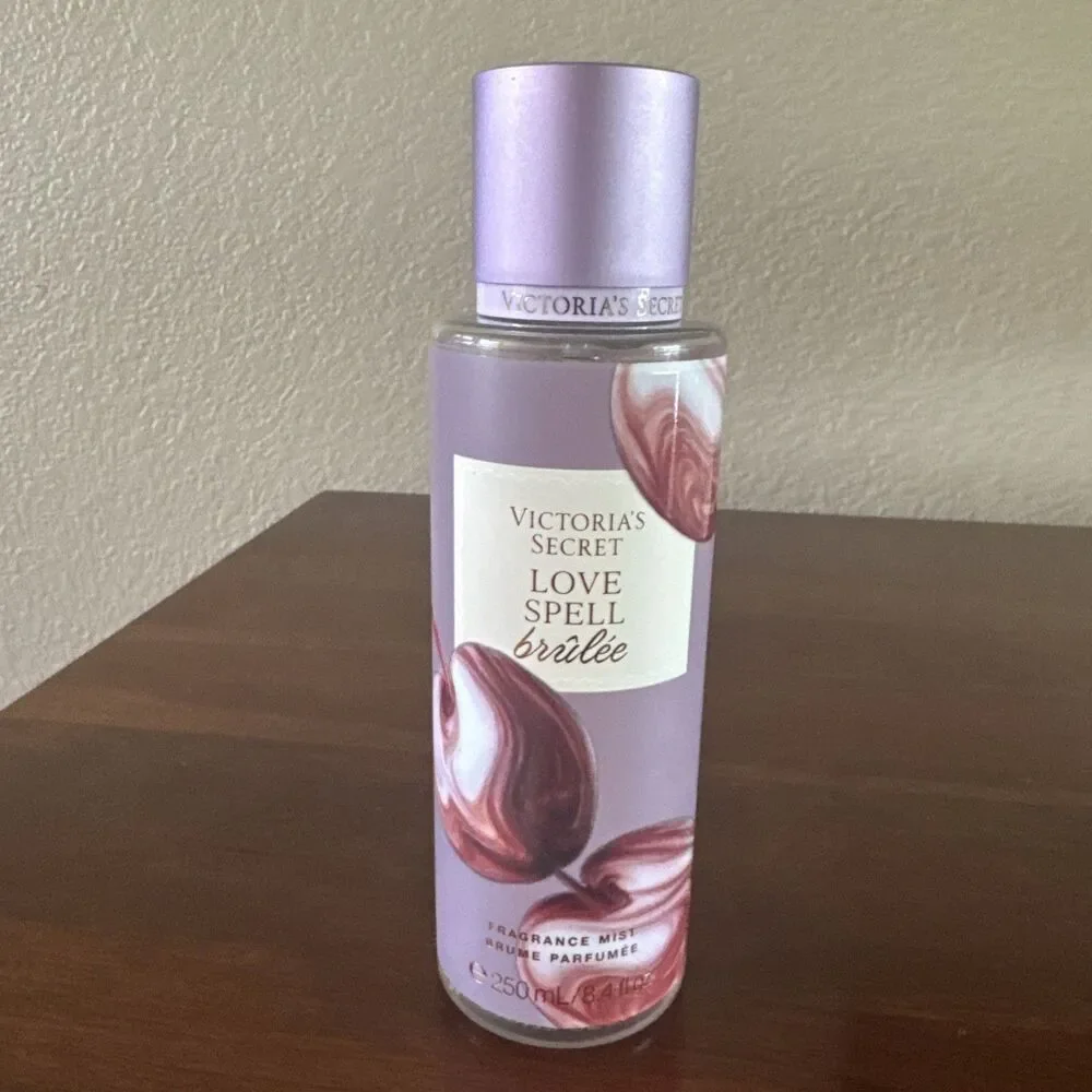 New Victoria's Secret Love Spell Brulee Fragrance Mist Body Spray Splash 8.4 Oz